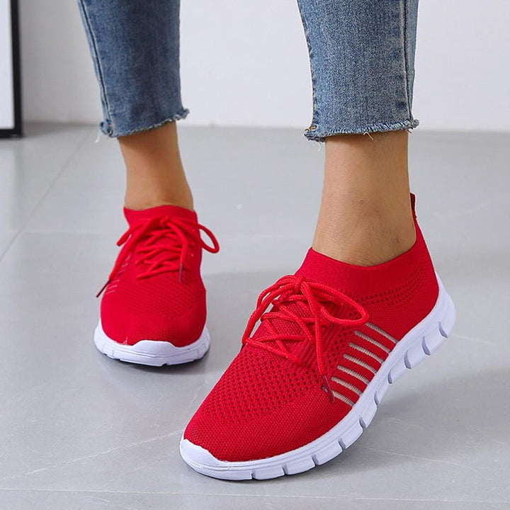 Mirla | På Sneakers Ortopediska Mesh Sportskor Snaker för kvinnor-Eva Jonsson