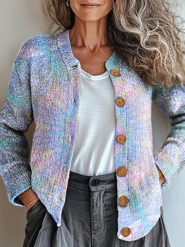 Mirla | Pastellmönstrad Jacka-Eva Jonsson
