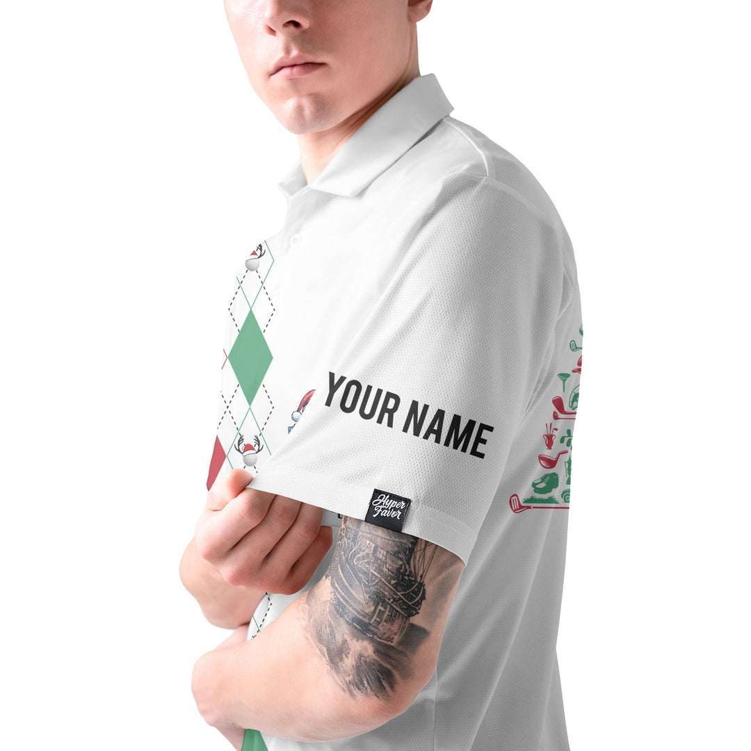 Eva Jonsson | Personlig Julklapp För Golfare Herr Polo Skjorta-Eva Jonsson