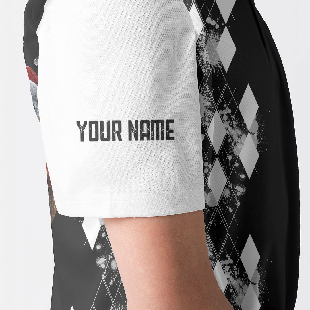 Eva Jonsson | Personligt Jul-Snögubbe Golfare Herr Polo-Shirt-Eva Jonsson