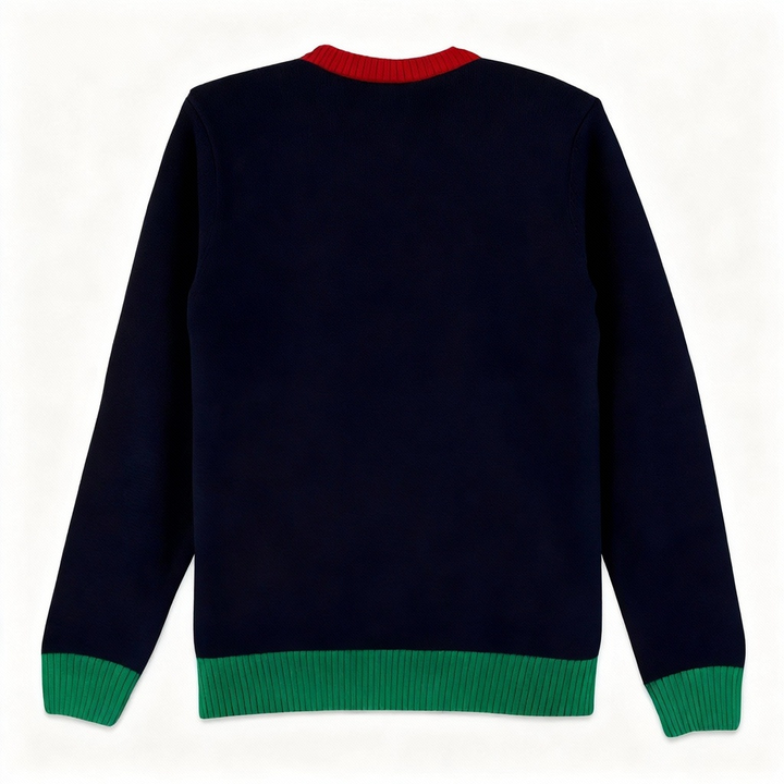 Eva Jonsson | Playful Cartoon-Print Holiday Sweater - Consciously Festive Feature-Eva Jonsson