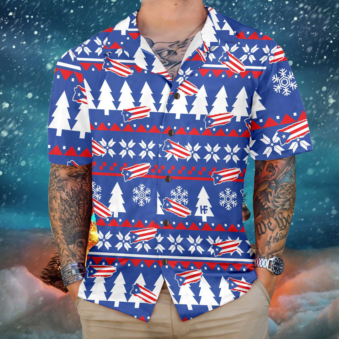 Mirla | Puerto Rico Full Shirt Design Hawaiian Shirt Puerto Rico Flag Christmas Shirt För Män-Eva Jonsson
