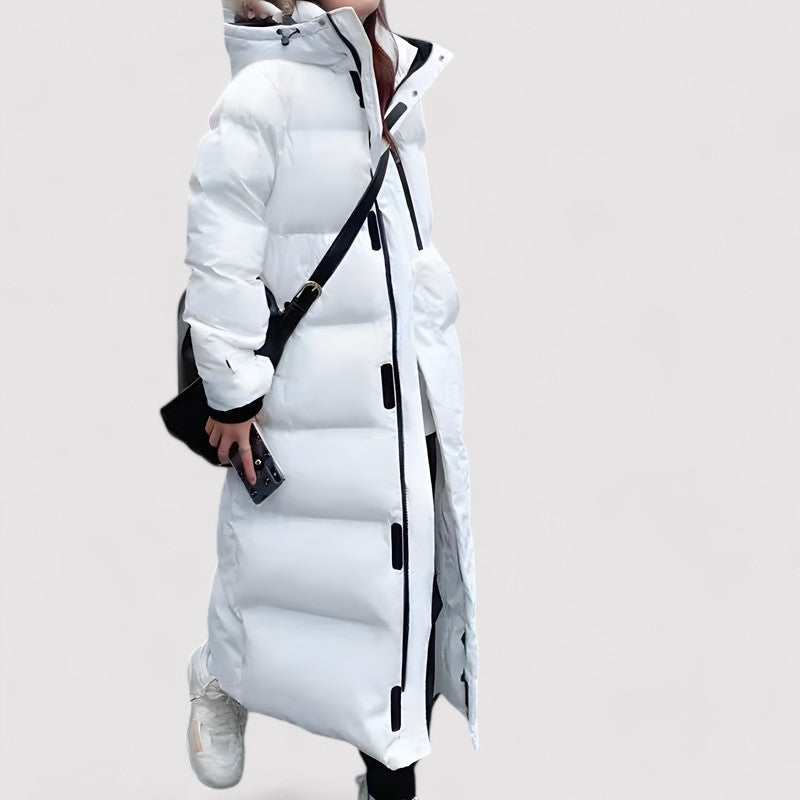Mirla | Puffparkas med huva Dam vinterjacka-Eva Jonsson