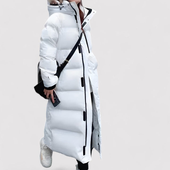 Mirla | Puffparkas med huva Dam vinterjacka-Eva Jonsson