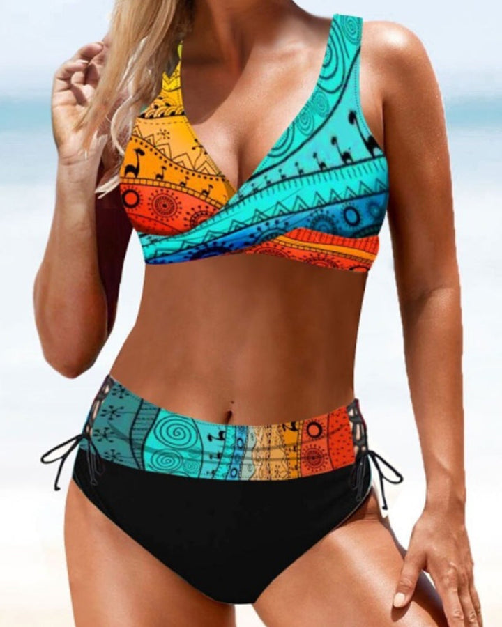 Mirla | Randig Bikini-Eva Jonsson