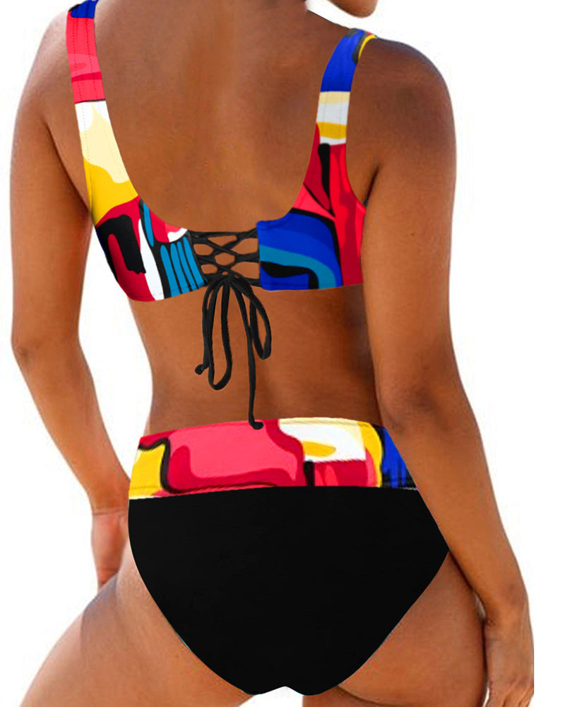 Mirla | Randig Bikini-Eva Jonsson