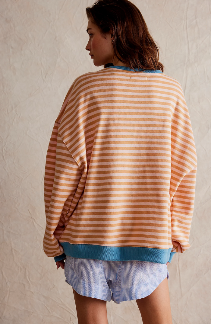 Mirla | Randig Oversize Tröja-Eva Jonsson