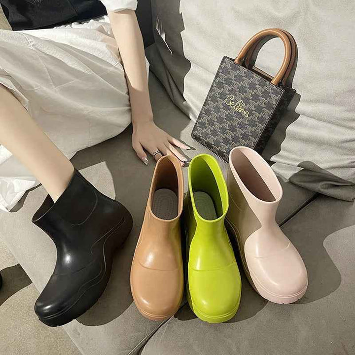 Mirla | Regnhalboots - Rutschsäker Design för Kvinnors Komfort-Eva Jonsson
