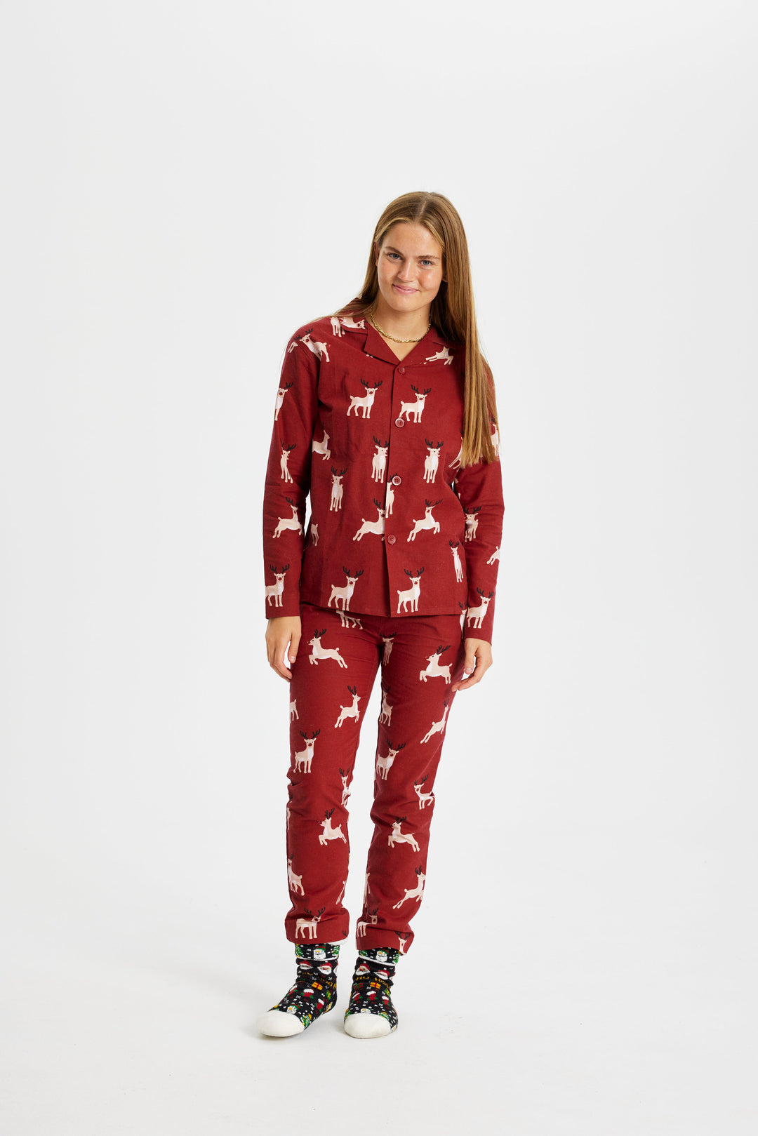 Eva Jonsson | Ren Jul-Pyjama Flanell Dam-Eva Jonsson