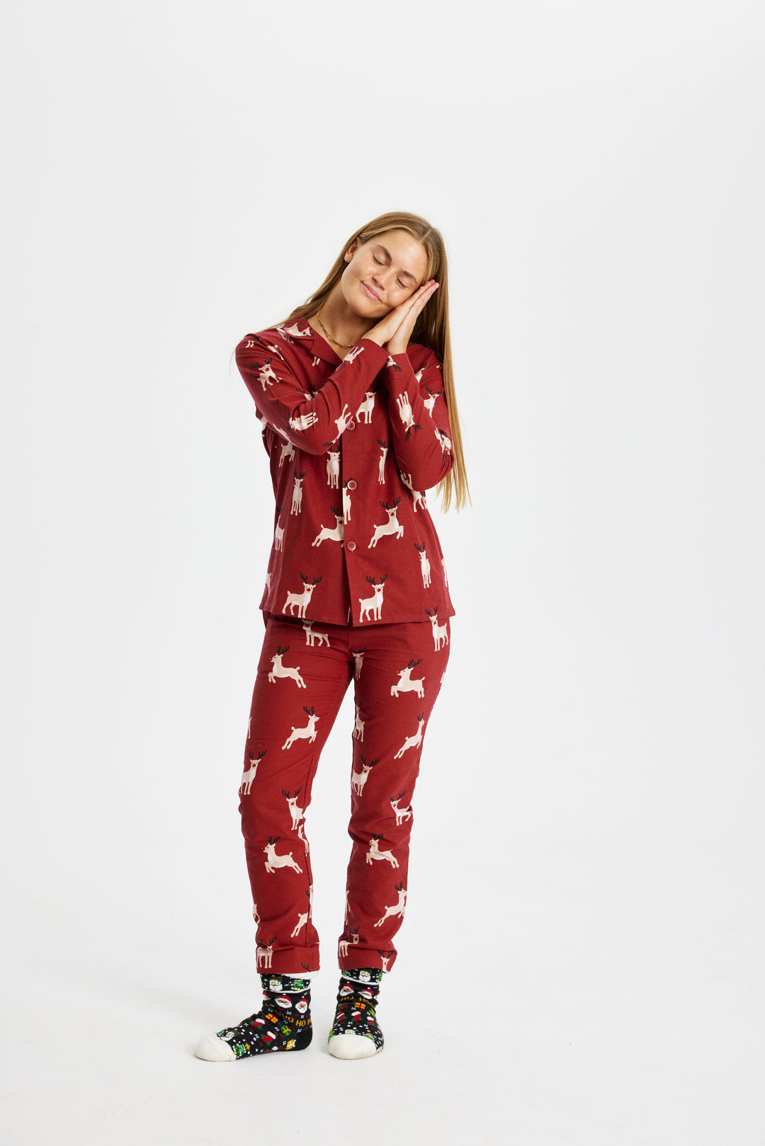 Eva Jonsson | Ren Jul-Pyjama Flanell Dam-Eva Jonsson