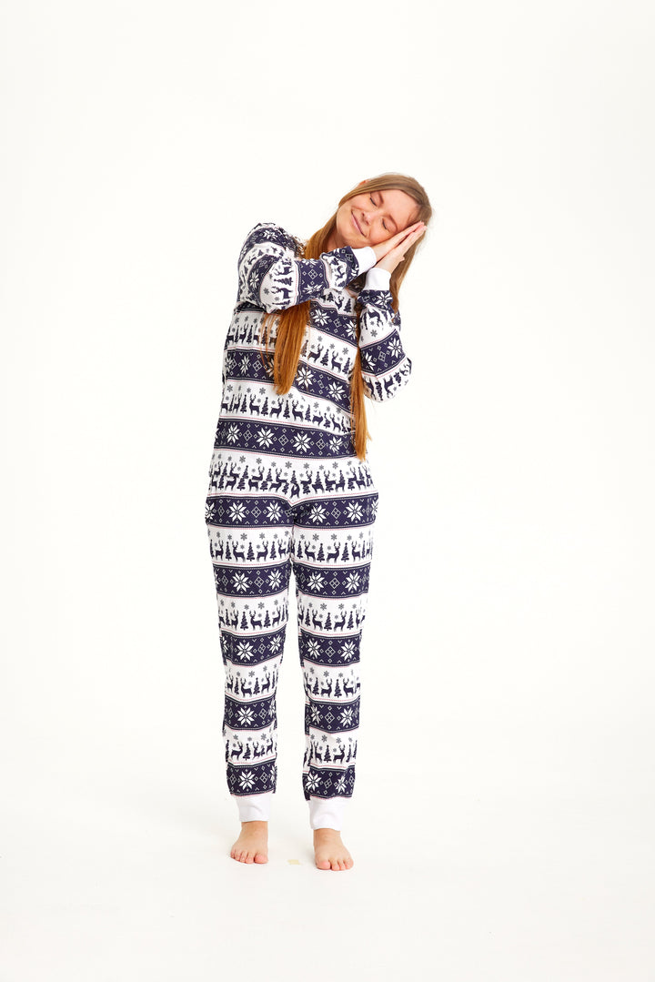 Eva Jonsson | Ren Jul-Pyjamas Navy - Damer-Eva Jonsson