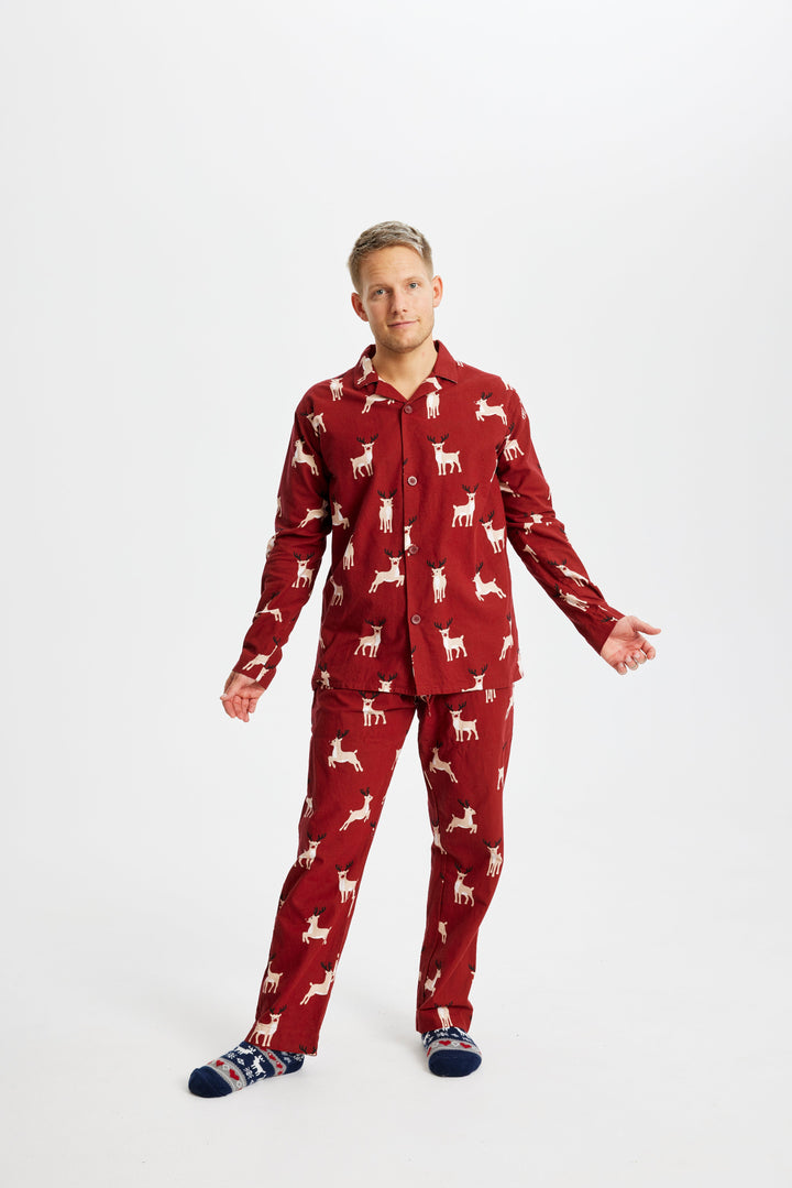 Mirla | Ren Julpyjamas Flanell - Herrar-Eva Jonsson