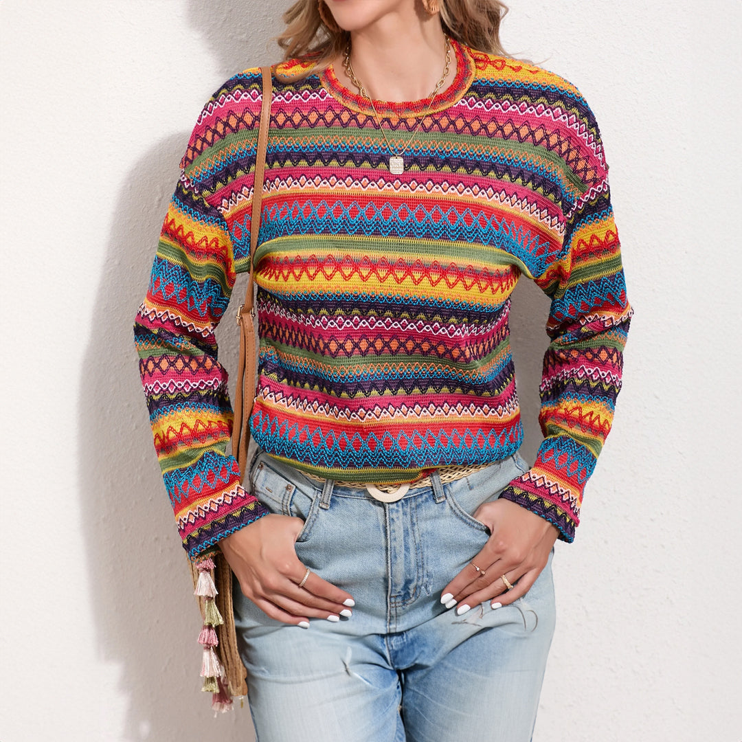 Mirla | Retro-hösttröja-Eva Jonsson