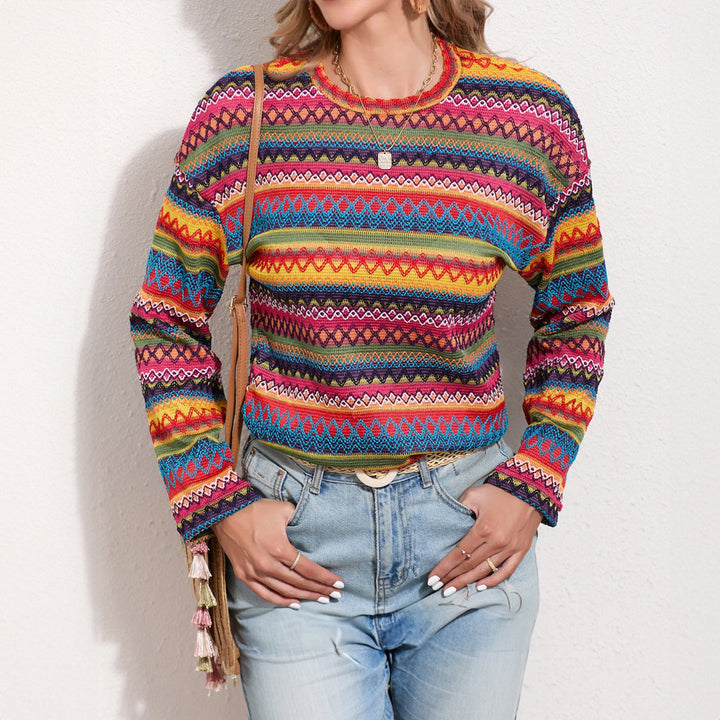 Mirla | Retro-hösttröja-Eva Jonsson