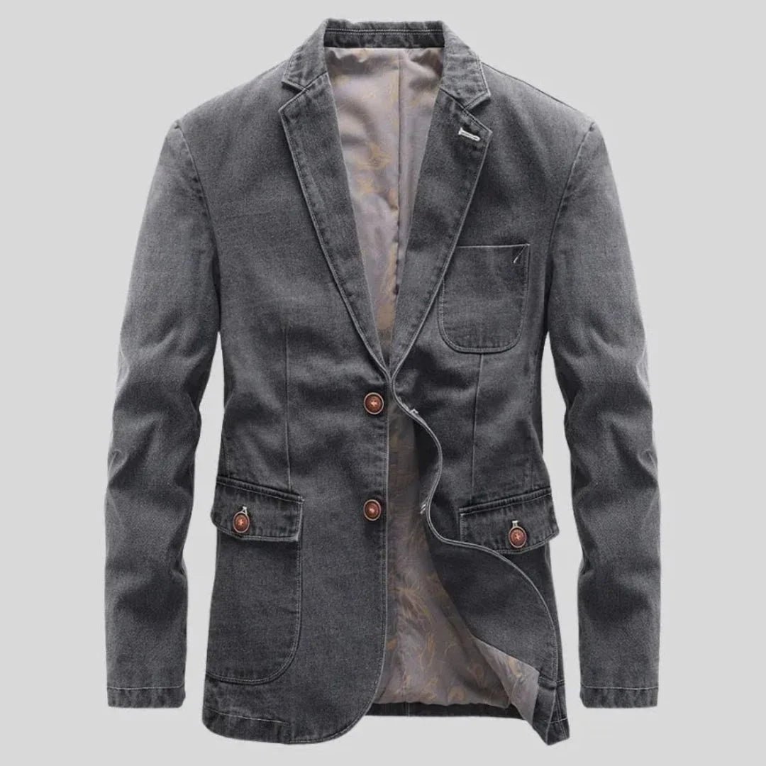 Mirla | Robust Denim Blazer-Eva Jonsson