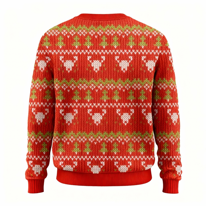 Eva Jonsson | Rolig Ful Jultröja För Män & Kvinnor - Lekfull Santa Claus Tryck-Eva Jonsson