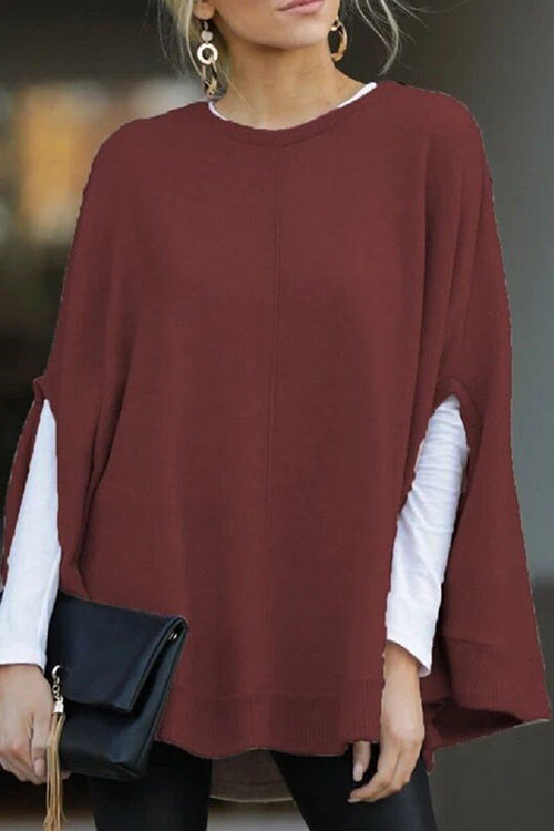 Mirla | Rosiedress Rundhals Batwing Ärm Rundhals Top-Eva Jonsson