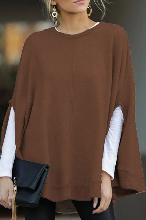 Mirla | Rosiedress Rundhals Batwing Ärm Rundhals Top-Eva Jonsson