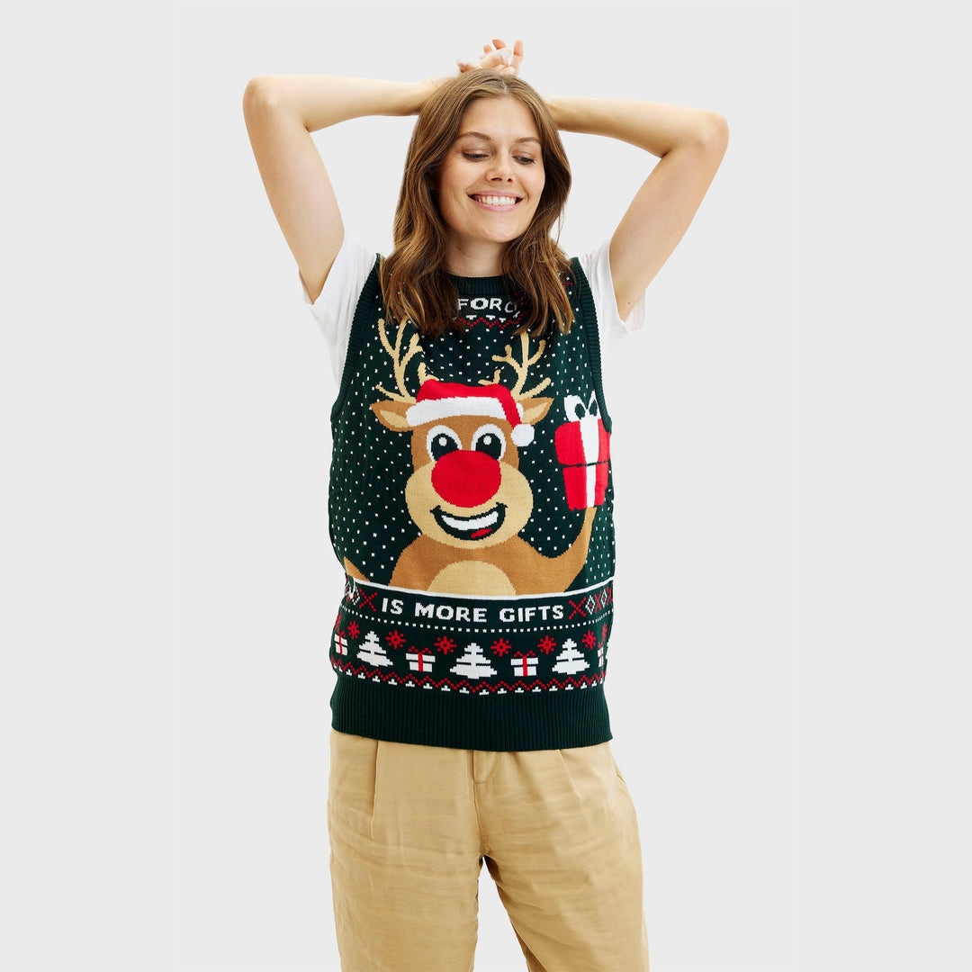 Eva Jonsson | Rudolphs Julstickad Jacka - Dam-Eva Jonsson