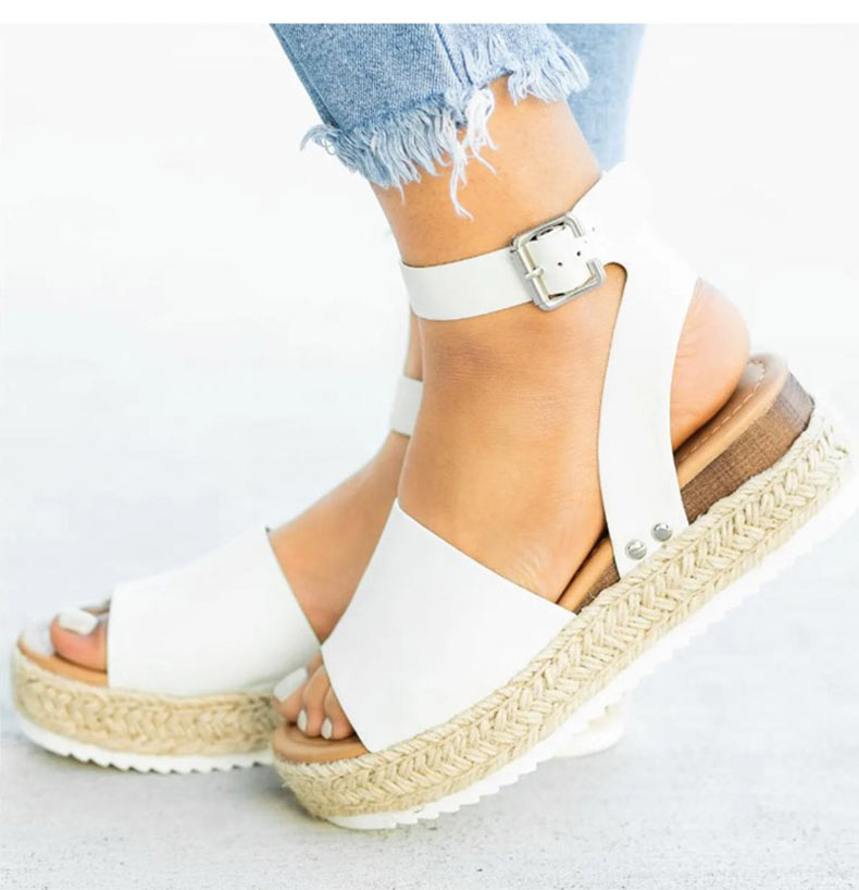 Mirla | Sandaler Damer Vristrem Espadrille Skor för Sommaren-Eva Jonsson
