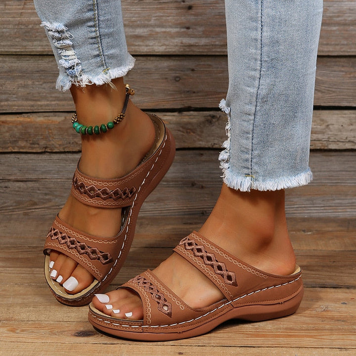 Mirla | Sandaler Klassiskt Eleganta Ortopediska Sandaler för Kvinnor-Eva Jonsson
