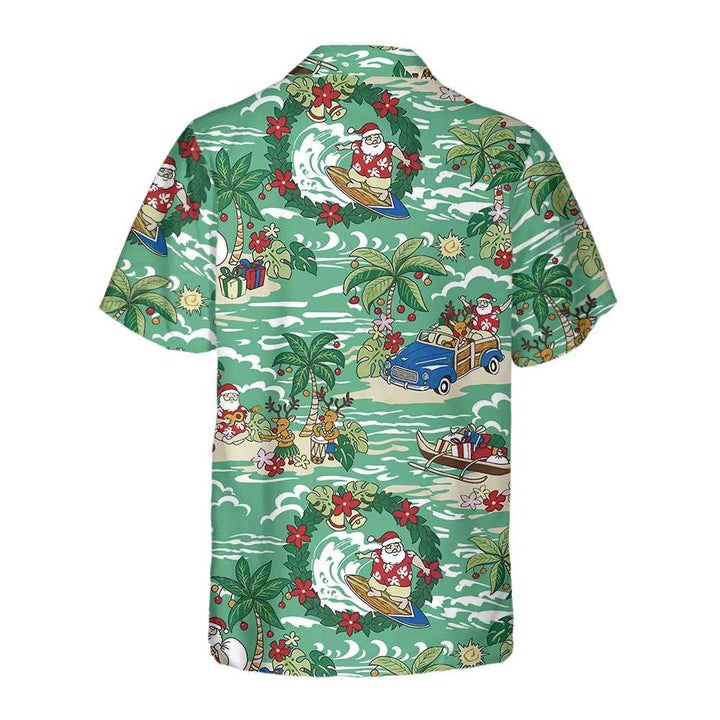 Mirla | Santa I Hawaii Hawaiian Shirt Rolig Julsfinskjorta Bästa Presenten För Julen-Eva Jonsson