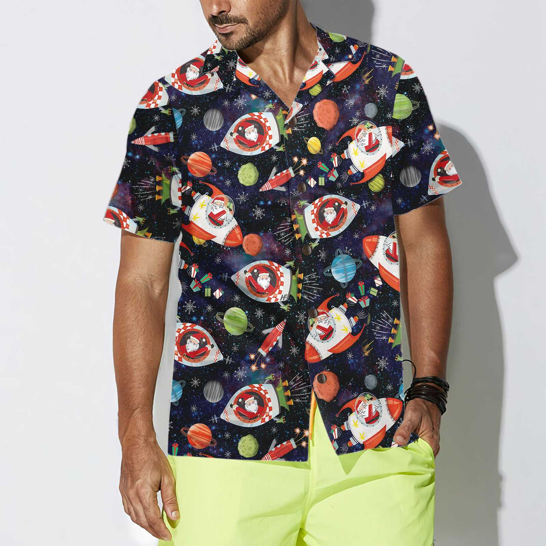 Eva Jonsson | Santa I Rymden Hawaii Skjorta Rolig Julskjorta Present För Julen-Eva Jonsson