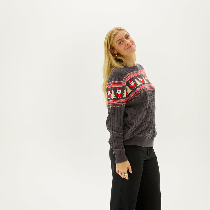 Mirla | Santas Kabelstickad Tröja - Dam-Eva Jonsson
