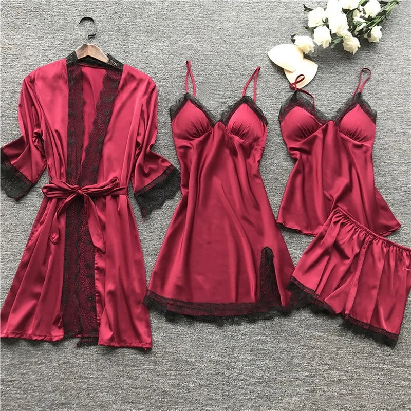 Mirla | Satin Pyjamasats-Eva Jonsson