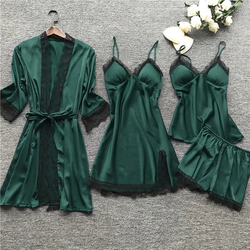 Mirla | Satin Pyjamasats-Eva Jonsson