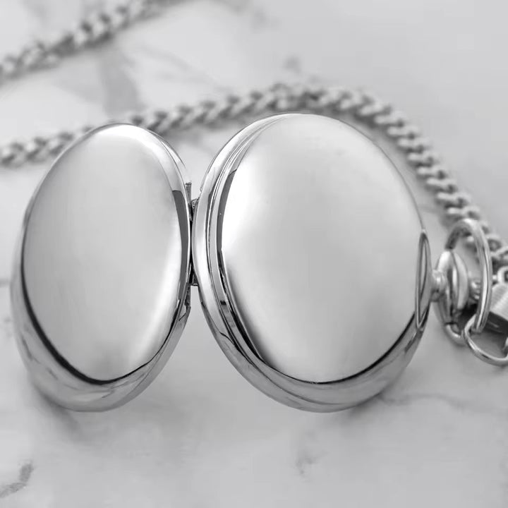 Eva Jonsson | Silver Full Hunter Fickur med Klassisk och Antik Look - Utsökt designad för att vara den perfekta komplementet till din garderob-Eva Jonsson