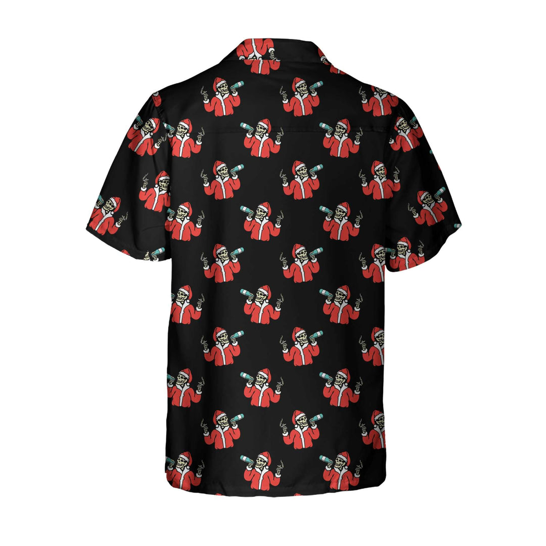 Eva Jonsson | Skelettdrickor I Jultomte Hawaii Skjorta Rolig Jul Tomte Julskjorta Present Till Jul-Eva Jonsson