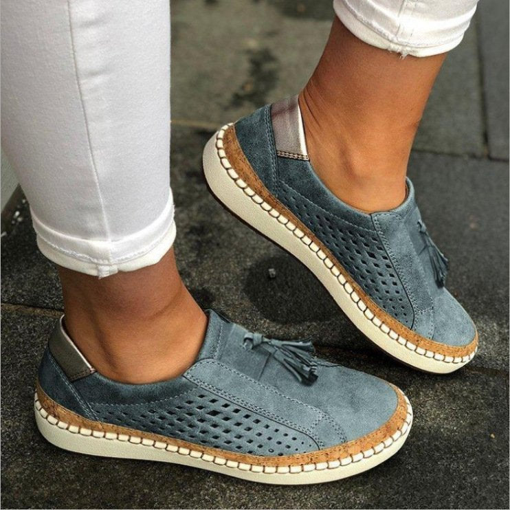 Mirla | Slip-On Sneaker med tofsdetalj-Eva Jonsson