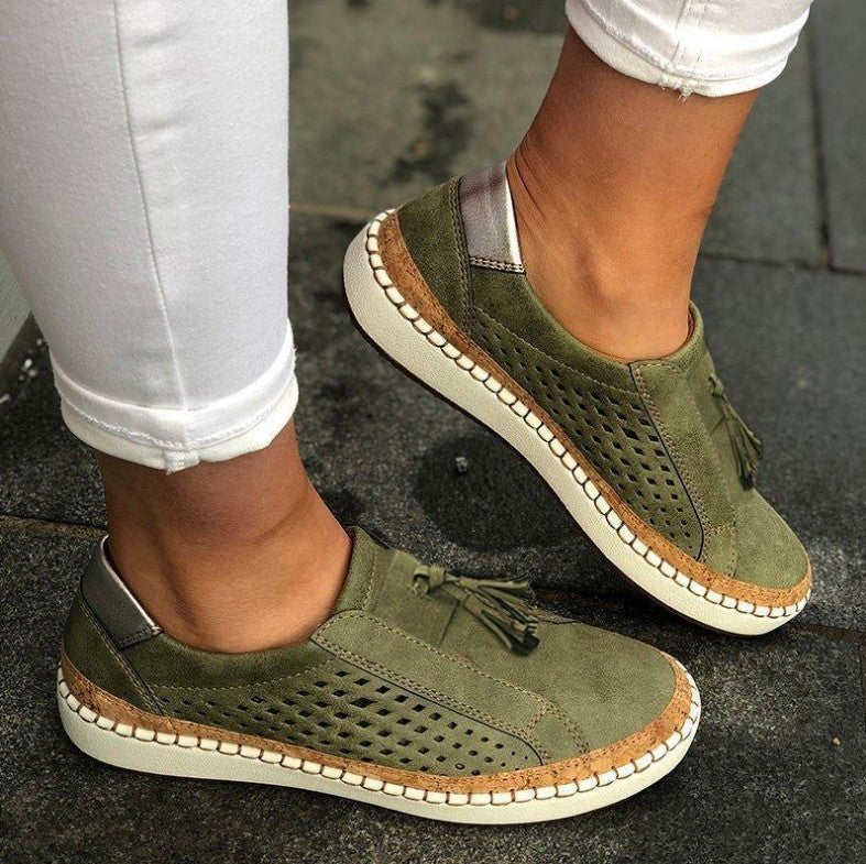 Mirla | Slip-On Sneaker med tofsdetalj-Eva Jonsson