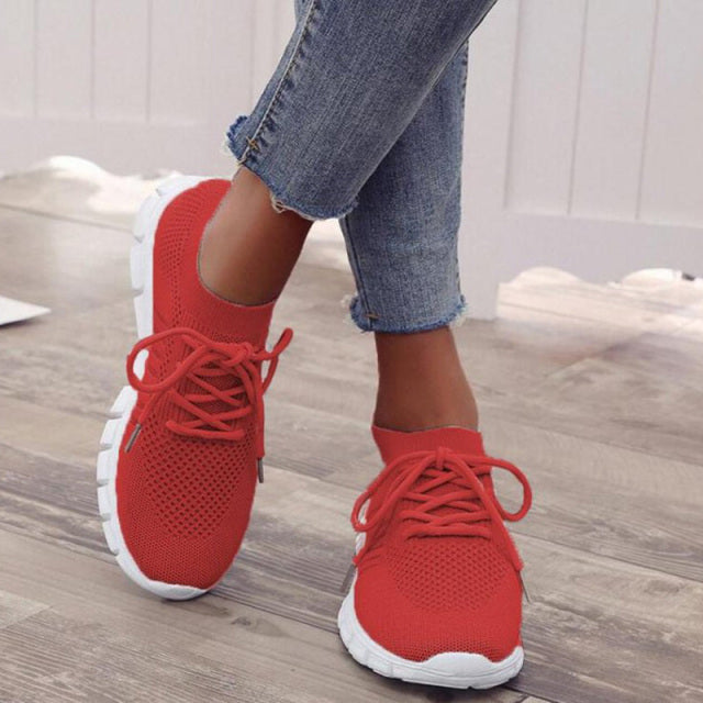 Mirla | Sneakers Mesh Ergonomiska Slip On Sneakers Kvinnors Skor-Eva Jonsson