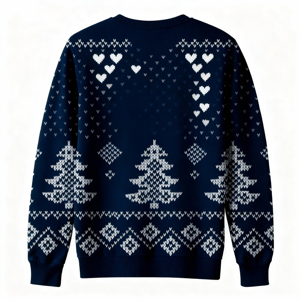Mirla | Softesten Unisex Roliga Julmönster Tröja - Ful Helgparti-Jumper-Eva Jonsson