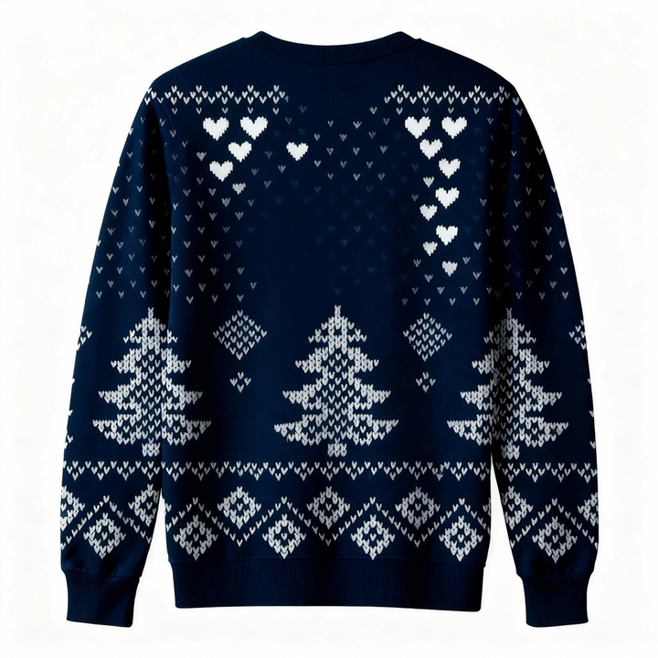 Mirla | Softesten Unisex Roliga Julmönster Tröja - Ful Helgparti-Jumper-Eva Jonsson