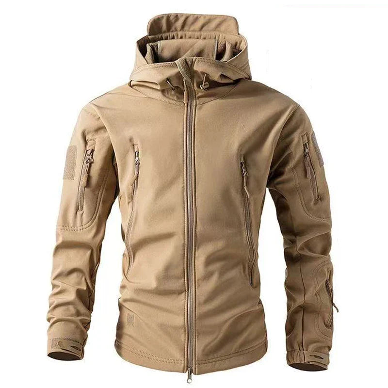 Mirla | Softshell Hoodie - Vattentät jacka för män-Eva Jonsson