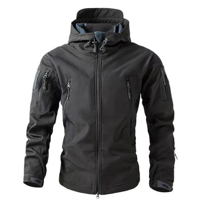 Mirla | Softshell Hoodie - Vattentät jacka för män-Eva Jonsson