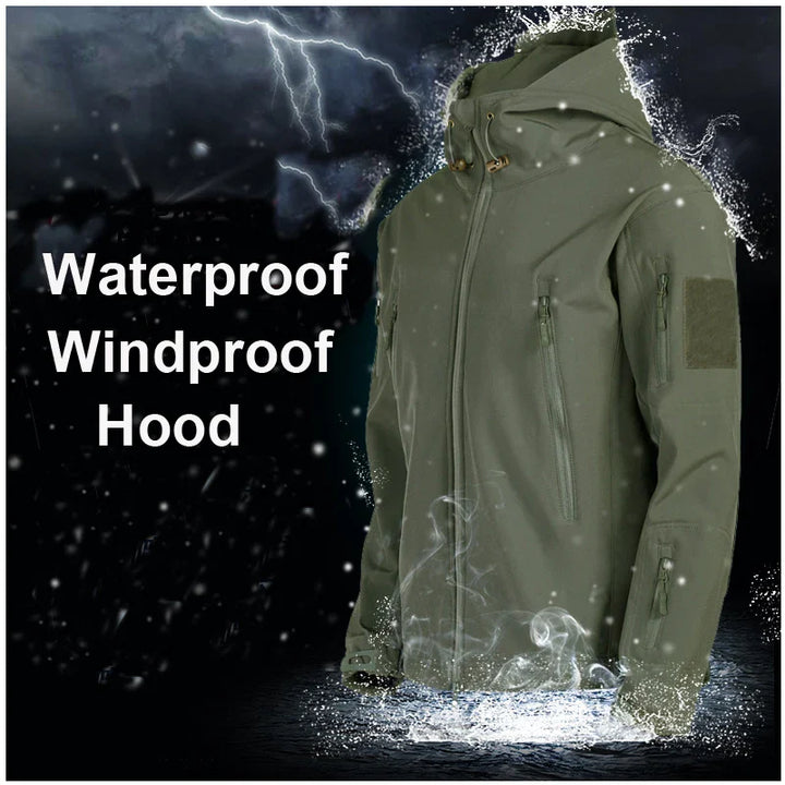 Mirla | Softshell Hoodie - Vattentät jacka för män-Eva Jonsson