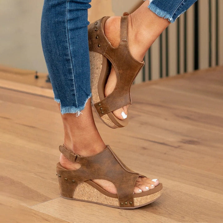 Mirla | Sommarsandaler i läder-Eva Jonsson