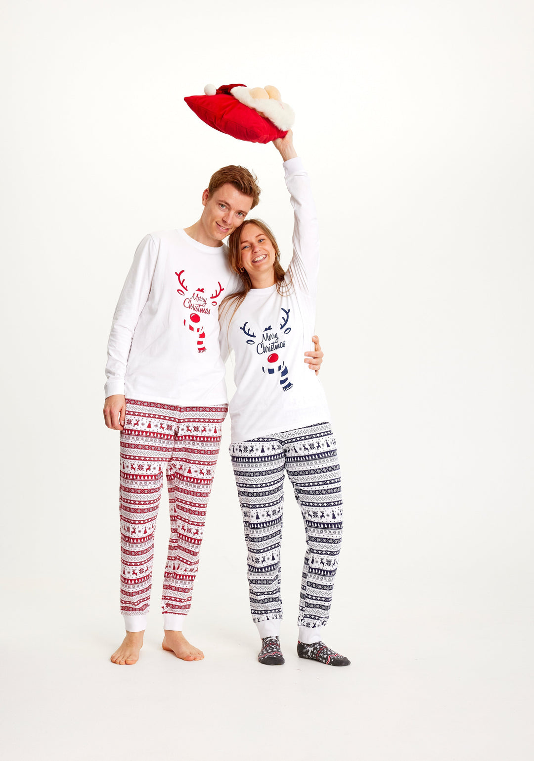 Mirla | Söt julpyjamas Röd Herr-Eva Jonsson
