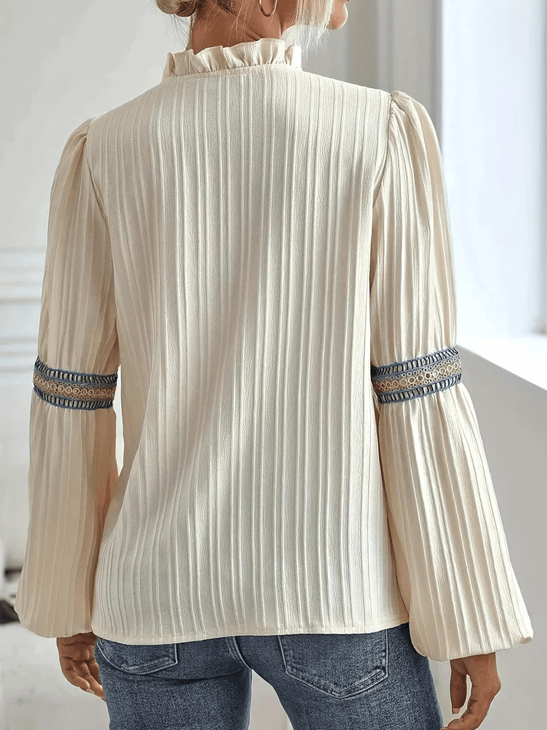 Mirla | Spets Boho Chic Blus för Kvinnor-Eva Jonsson