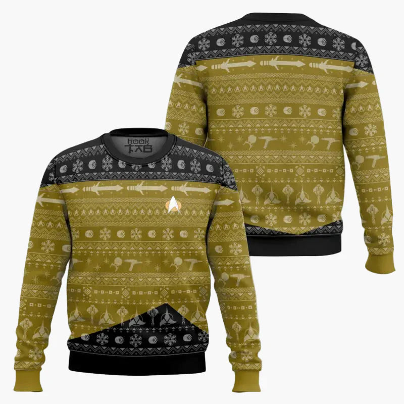Mirla | Star Trek Tröja - Geek Jul Sweatshirt för Fans, Vinter Fritid-Eva Jonsson