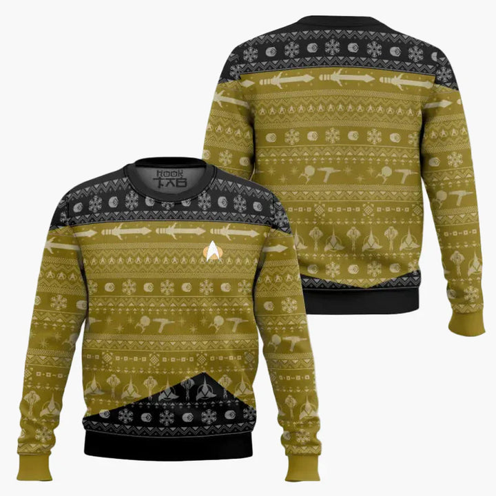 Mirla | Star Trek Tröja - Geek Jul Sweatshirt för Fans, Vinter Fritid-Eva Jonsson