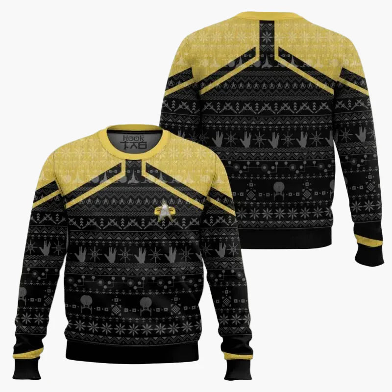 Mirla | Star Trek Tröja - Geek Jul Sweatshirt för Fans, Vinter Fritid-Eva Jonsson