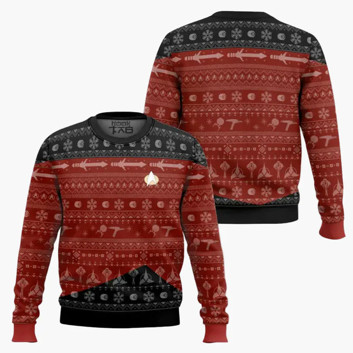 Mirla | Star Trek Tröja - Geek Jul Sweatshirt för Fans, Vinter Fritid-Eva Jonsson