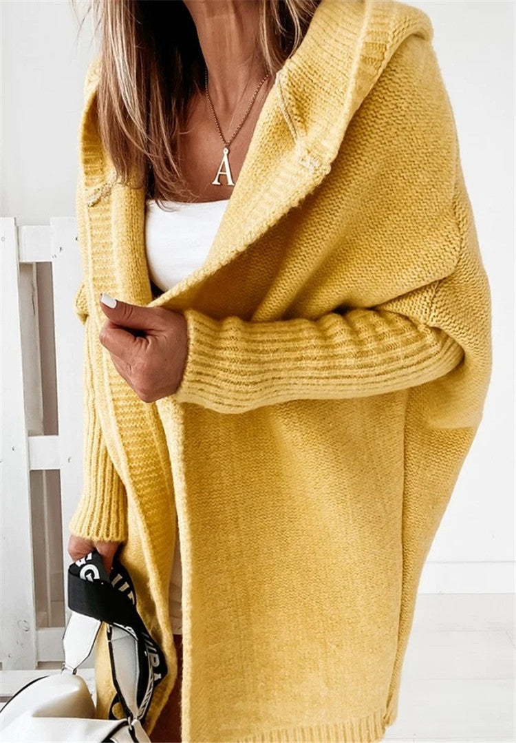 Mirla | Stickad cardigan - Oversized damtröja-Eva Jonsson