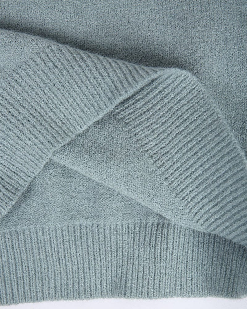 Mirla | Stickad tröja Fair Isle-mönster Rundhals Långa ärmar Ribbad detaljer-Eva Jonsson