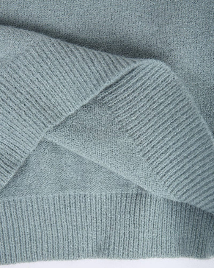 Mirla | Stickad tröja Fair Isle-mönster Rundhals Långa ärmar Ribbad detaljer-Eva Jonsson